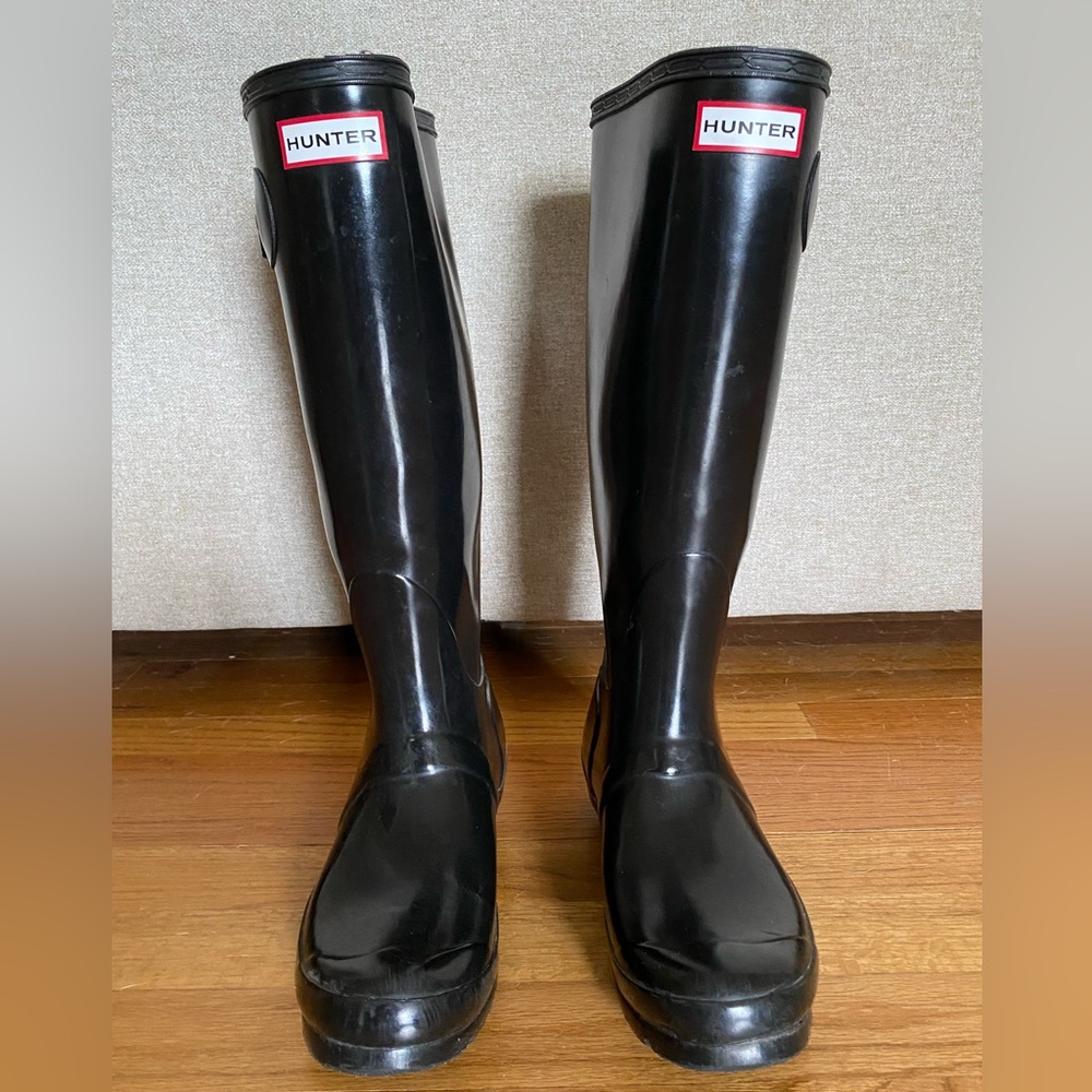 Hunter Boots Black Size 7